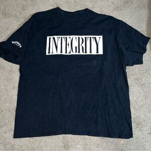 vintage Y2K Integrity Deathwish Inc Black Shirt XXL Hardcore Punk Band Tees